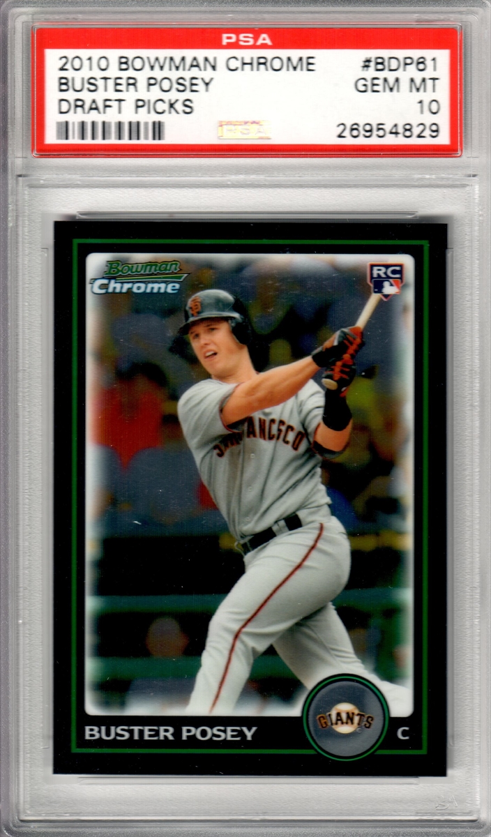 Posey, Buster 2010 Bowman Gold Rookie