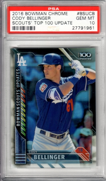 2017 Topps Chrome Update Refractor Hmt99 Cody Bellinger Rookie