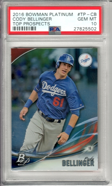 2017 Topps Chrome Update Refractor hmt10 Cody Bellinger Rookie 19