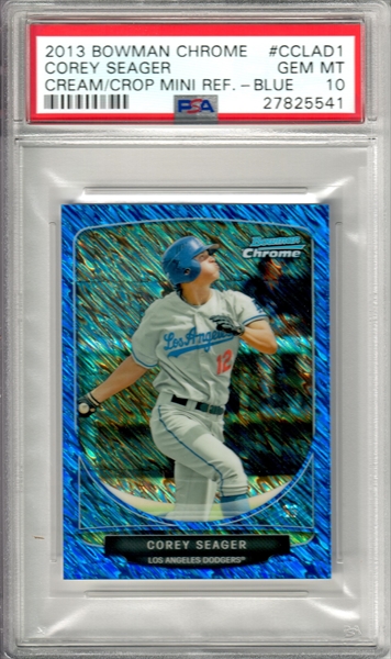 Sold at Auction: Corey Seager Signed 2010 Bowman Chrome Draft Prospects  #BDPP108 (Beckett COA)