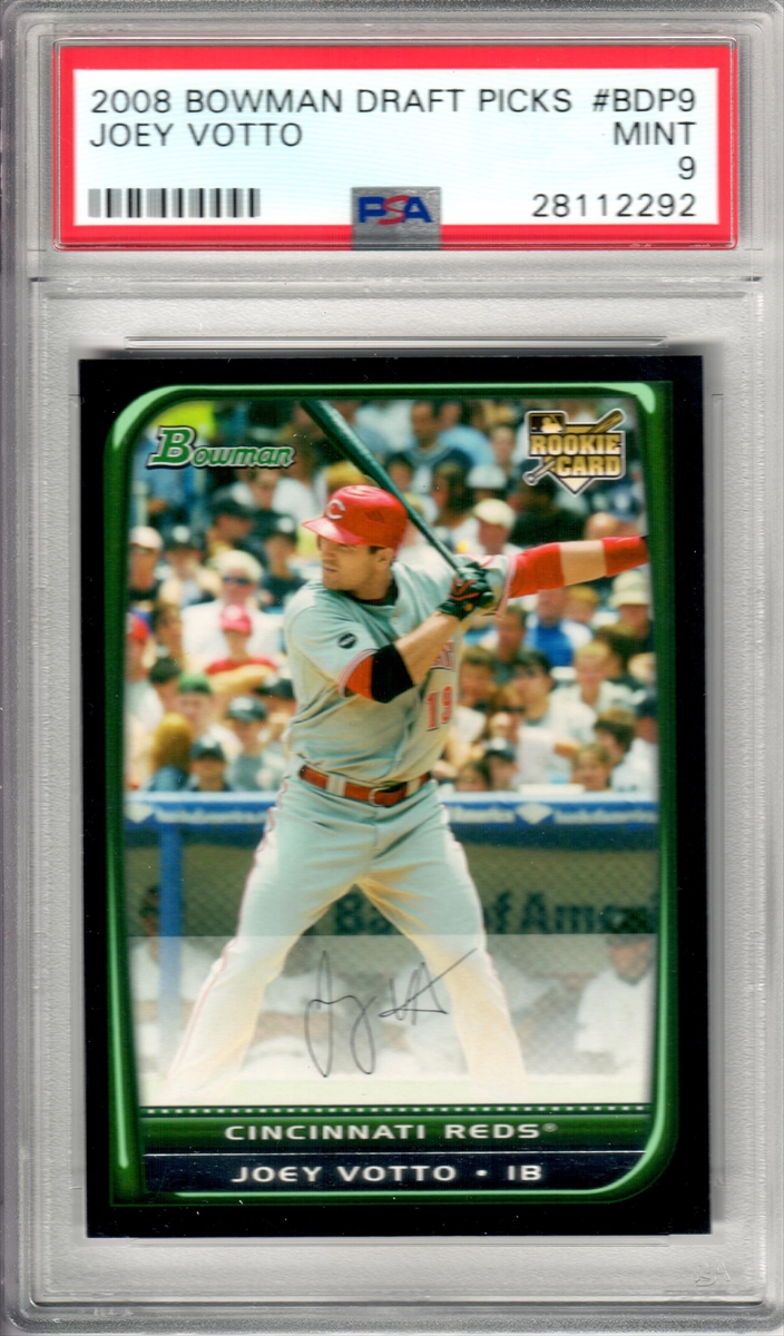 Sold at Auction: 2008 BOWMAN GOLD JOEY VOTTO ROOKIE CARD