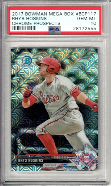 RHYS HOSKINS 2018 Bowman Chrome ROY Favorites Baseball Card - Philadelphia  Phillies