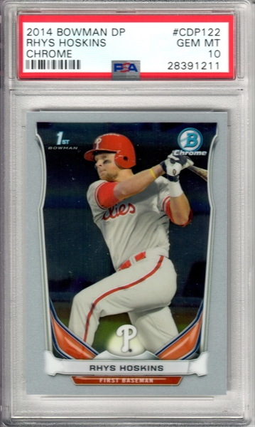 RHYS HOSKINS 2018 Bowman Chrome ROY Favorites Baseball Card - Philadelphia  Phillies