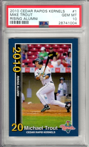 PSA Set Registry Showcase: Mike Trout rookie cards