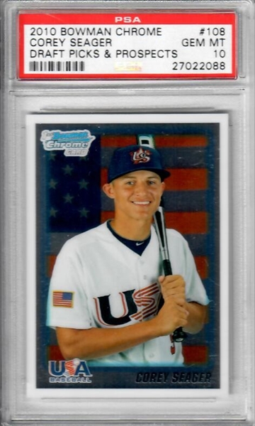 PSA Set Registry Showcase: Corey Seager rookie cards