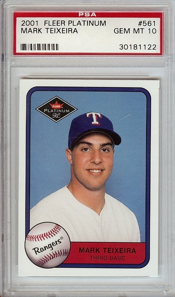 Mark Teixeira Rookie Card