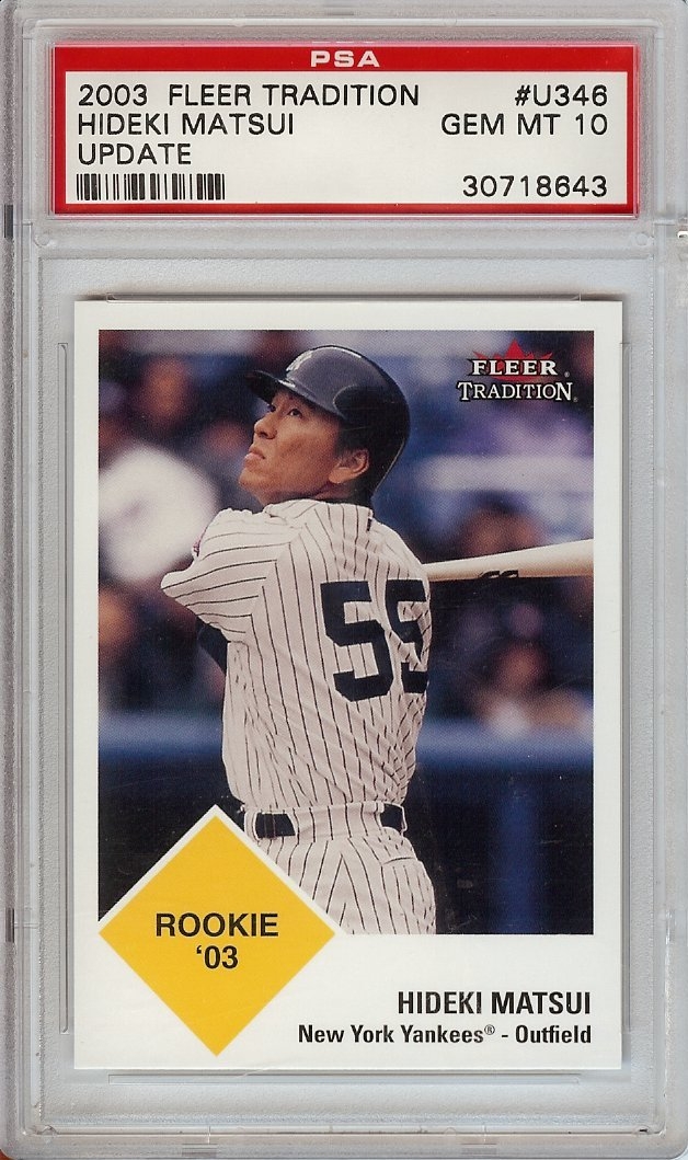 Pick a Hideki Matsui Baseball Card Fleer Topps Chrome Upper 