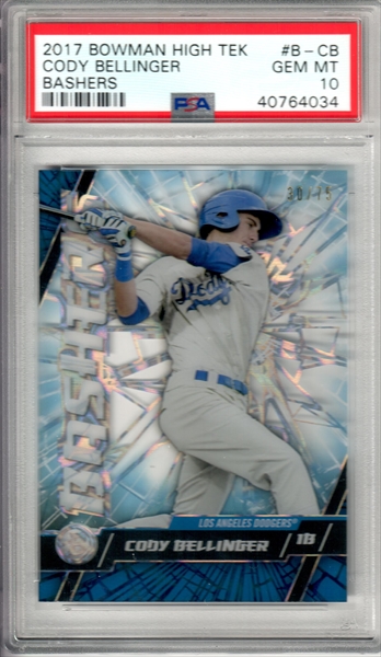 Lids Cody Bellinger Los Angeles Dodgers Autographed 2017 Bowman