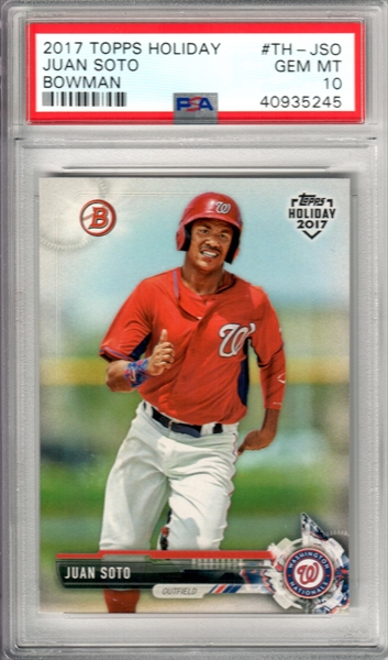 PSA Set Registry Showcase: Juan Soto rookie cards