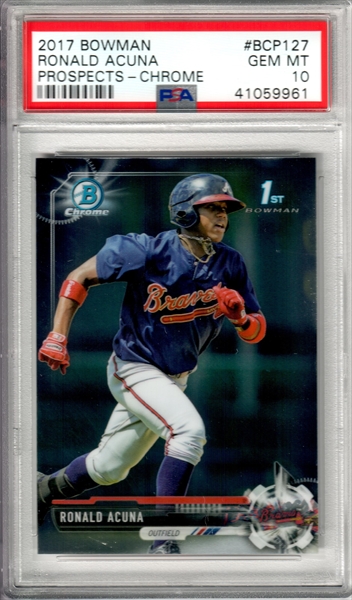 Rookies Showcase Image Gallery: Ronald Acuna Jr. rookie cards