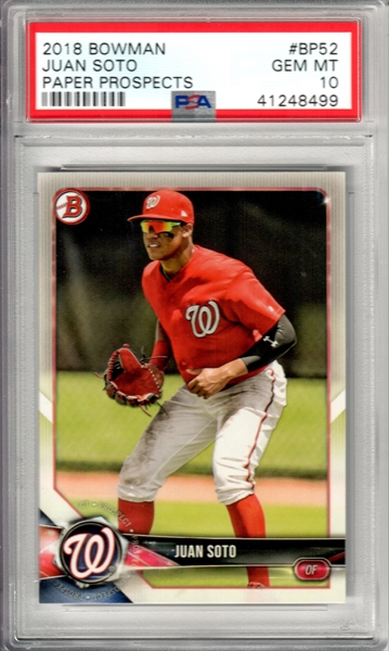 PSA Set Registry Showcase: Juan Soto rookie cards