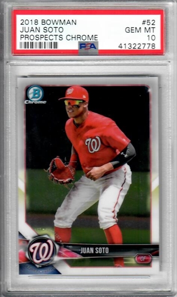 Juan Soto Rookies and Rising Stars Sticker 2019 Topps #215, Nationals –