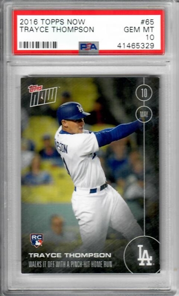 TRAYCE THOMPSON 2016 TOPPS Rookie Card 