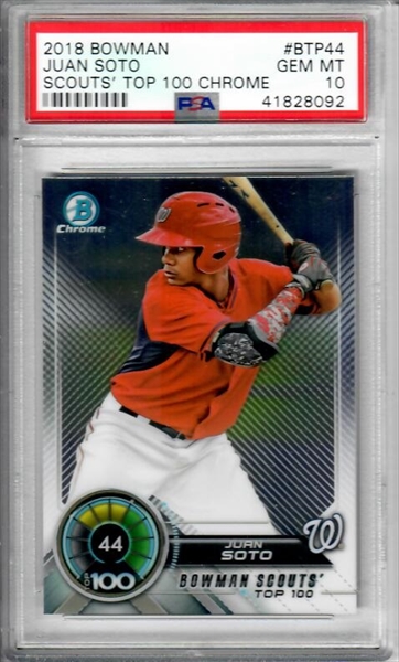 PSA Set Registry Showcase: Juan Soto rookie cards