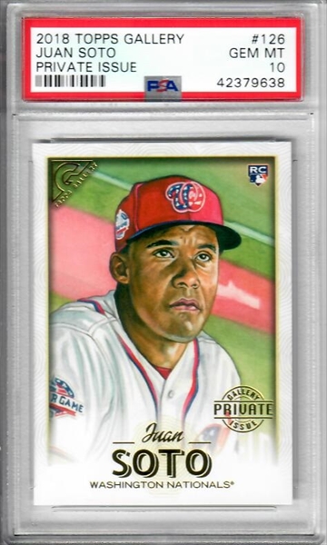 Juan Soto Autographed 2017 Bowman Draft Chrome Blue Refractor Rookie Card  #BDC162 Washington Nationals PSA 9 2019 WS Champs #49/150 PSA/DNA  #61265753 - Mill Creek Sports