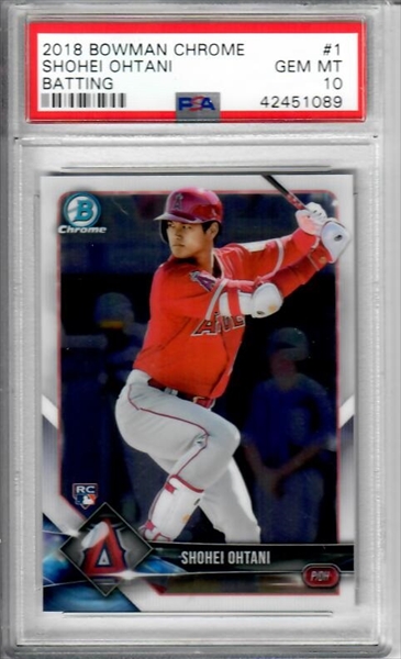 Shohei Ohtani 2016 BBM Hokkaido #2 RC (PSA 10)