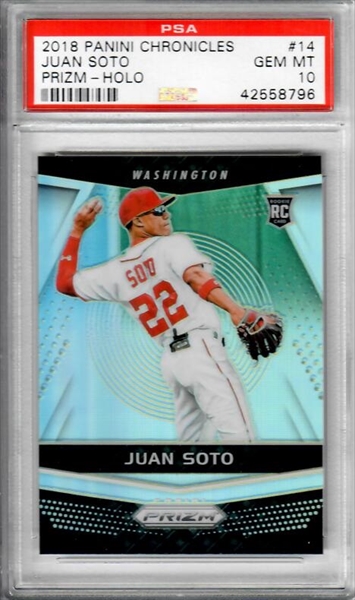 PSA Set Registry Showcase: Juan Soto rookie cards