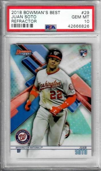 PSA Set Registry Showcase: Juan Soto rookie cards