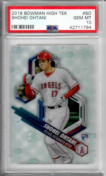 Shohei Ohtani 2016 BBM Hokkaido #2 RC (PSA 10)