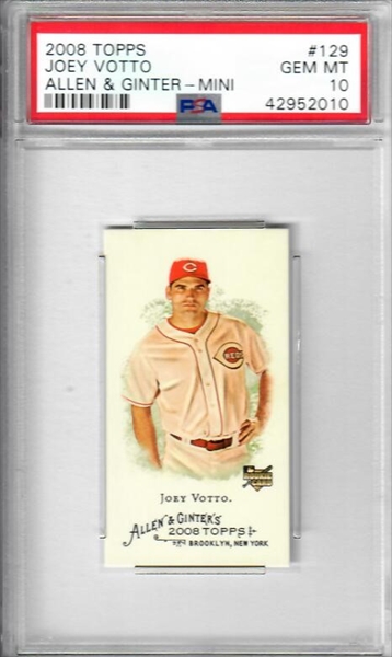 Joey Votto 2008 Allen & Ginter's Rookie Card