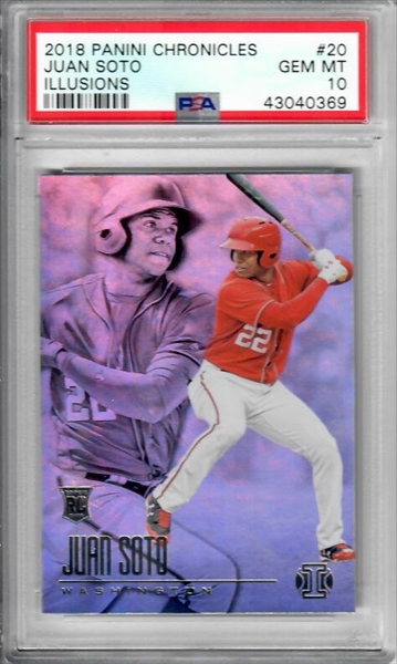 PSA Set Registry Showcase: Juan Soto rookie cards