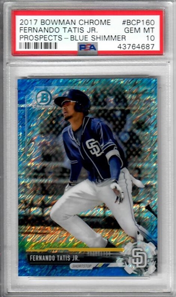 Fernando Tatis Jr. - San Diego Padres - 2017 Bowman Chrome Draft Gold –  ballparkbeasts