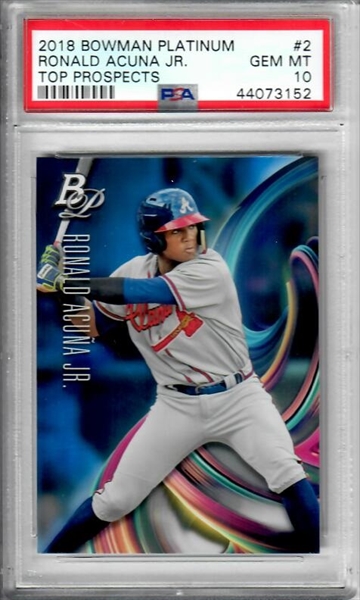  2018 Bowman Platinum Top Prospects - ATLANTA BRAVES