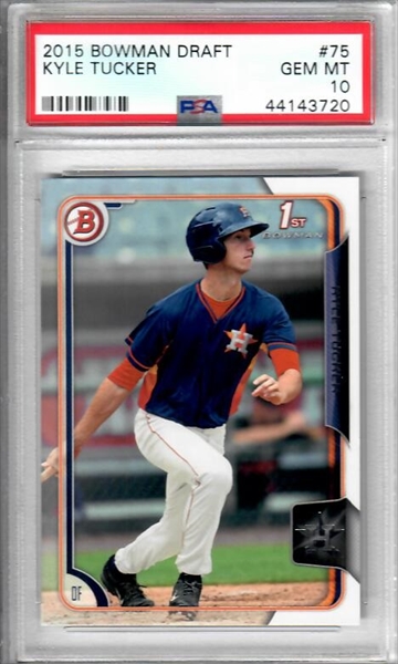 Kyle Tucker Houston Astros 2019 Bowman Platinum # 6 Rookie Card