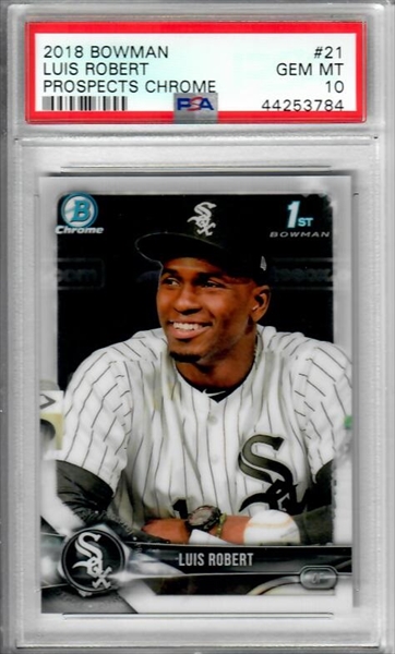 PSA Set Registry Showcase: Luis Robert Rookies