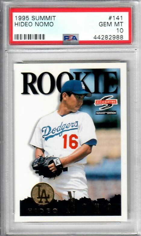  1995 Fleer Hideo Nomo Dodgers Rookie Update Baseball Card #7 :  Collectibles & Fine Art