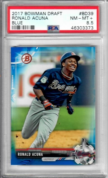 Ronald Acuna Jr. Rookie Card and Prospect Card Highlights