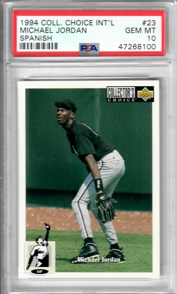 PSA Set Registry Showcase: Michael Jordan baseball cards
