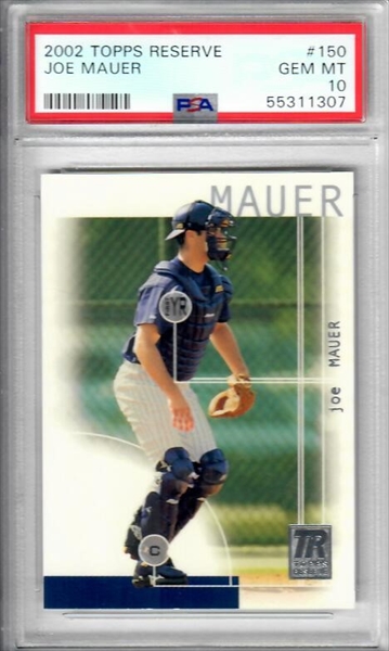 2002 Bowman Baseball Joe Mauer Rookie Card