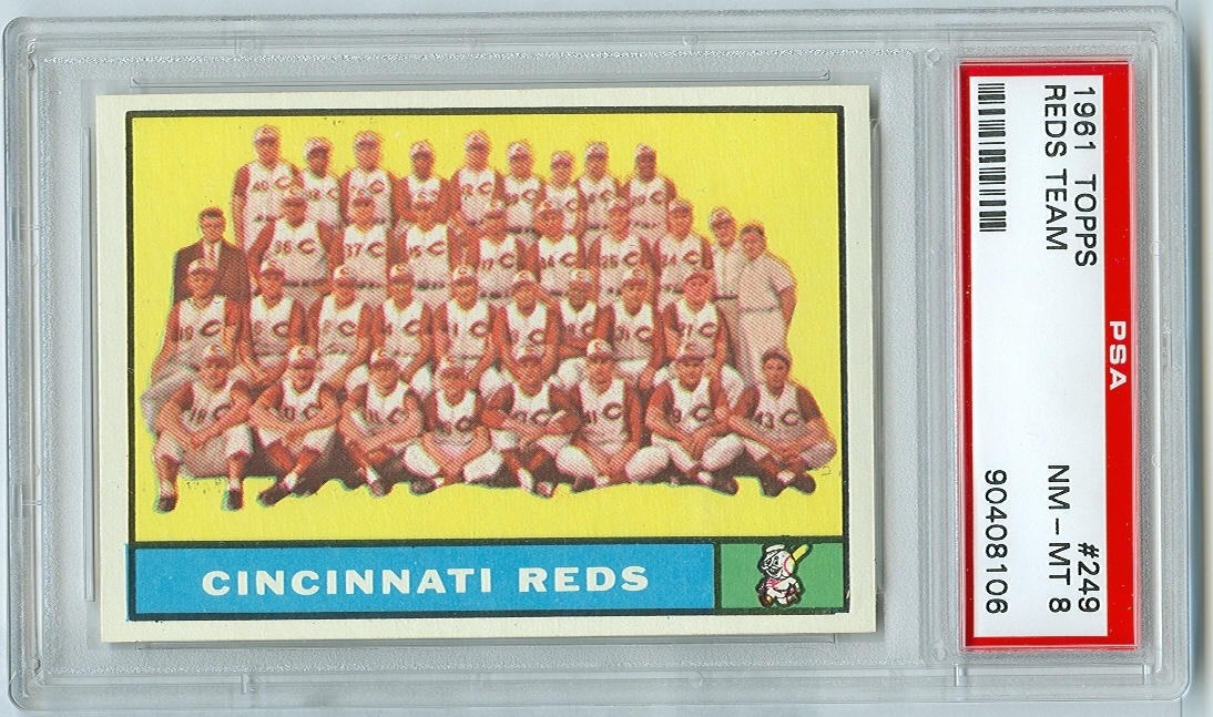 1956 Topps Cincinnati Reds Team Set