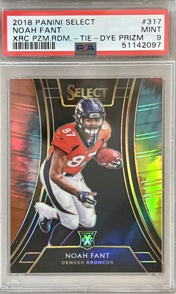 2022 My Top 10 Football Cards Showcase Image Gallery SELECT XRC CARDS