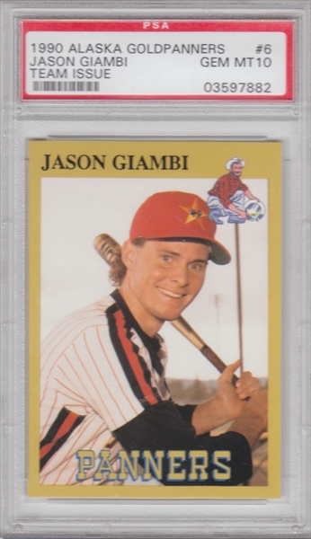 PSA Set Registry Showcase: DHaar Jason Giambi Master Rookie Set