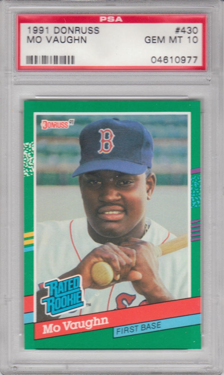 1990 SCORE # 675 MO VAUGHN , ROOKIE