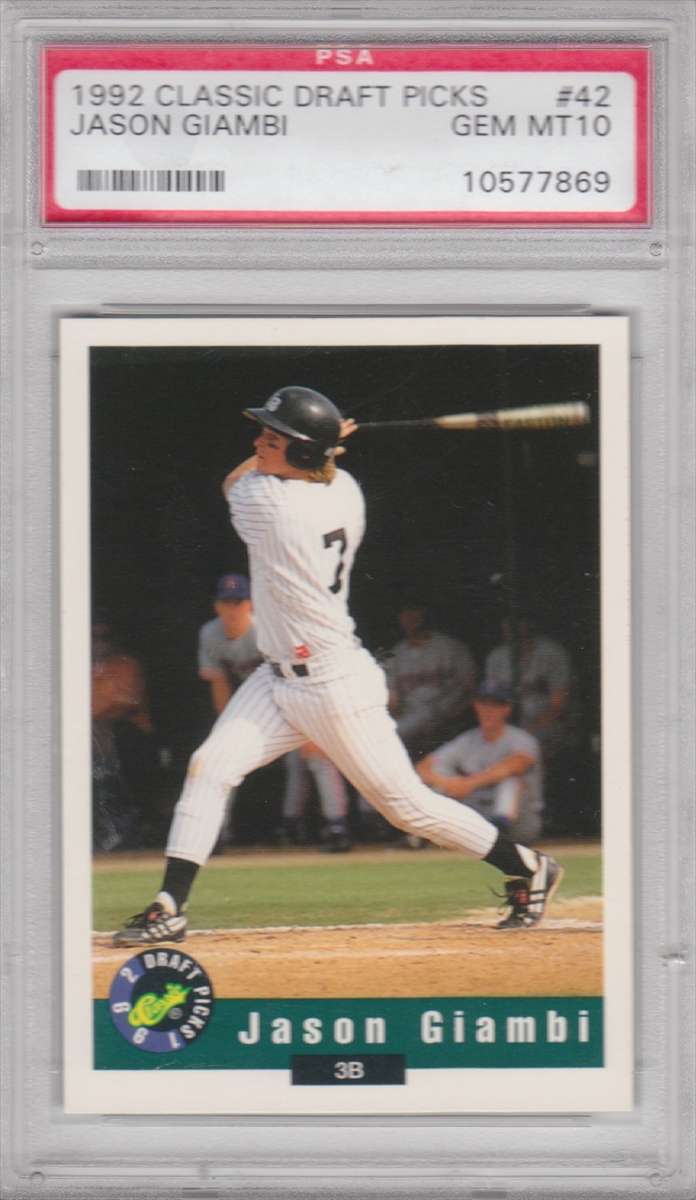 Rookies Showcase Image Gallery: DHaar Jason Giambi Master Rookie Set