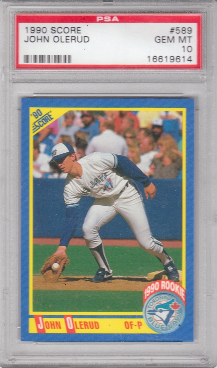 1990 Donruss The Rookies John Olerud PSA 10