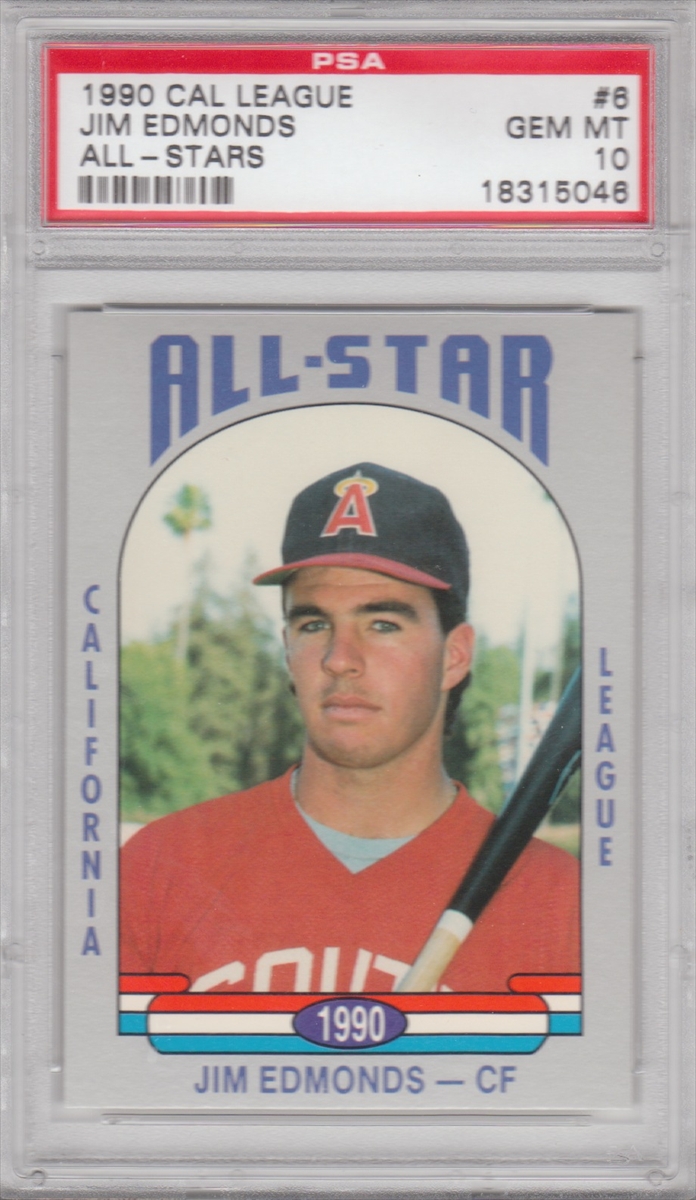 PSA Set Registry Showcase: DHaar Jim Edmonds Master Rookie Set