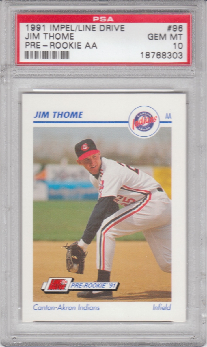 Minor League Showcase Image Gallery: DHaar Jim Thome Minor League 10s