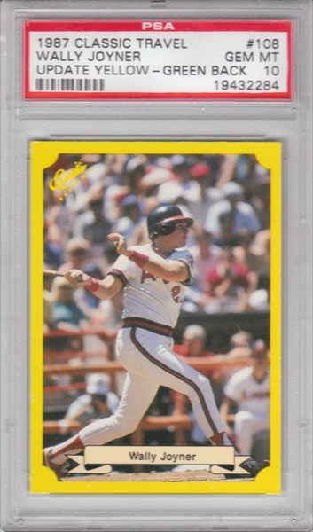 Wally Joyner 1987 Baseballs Best Rookie Card PSA 10 Graded 