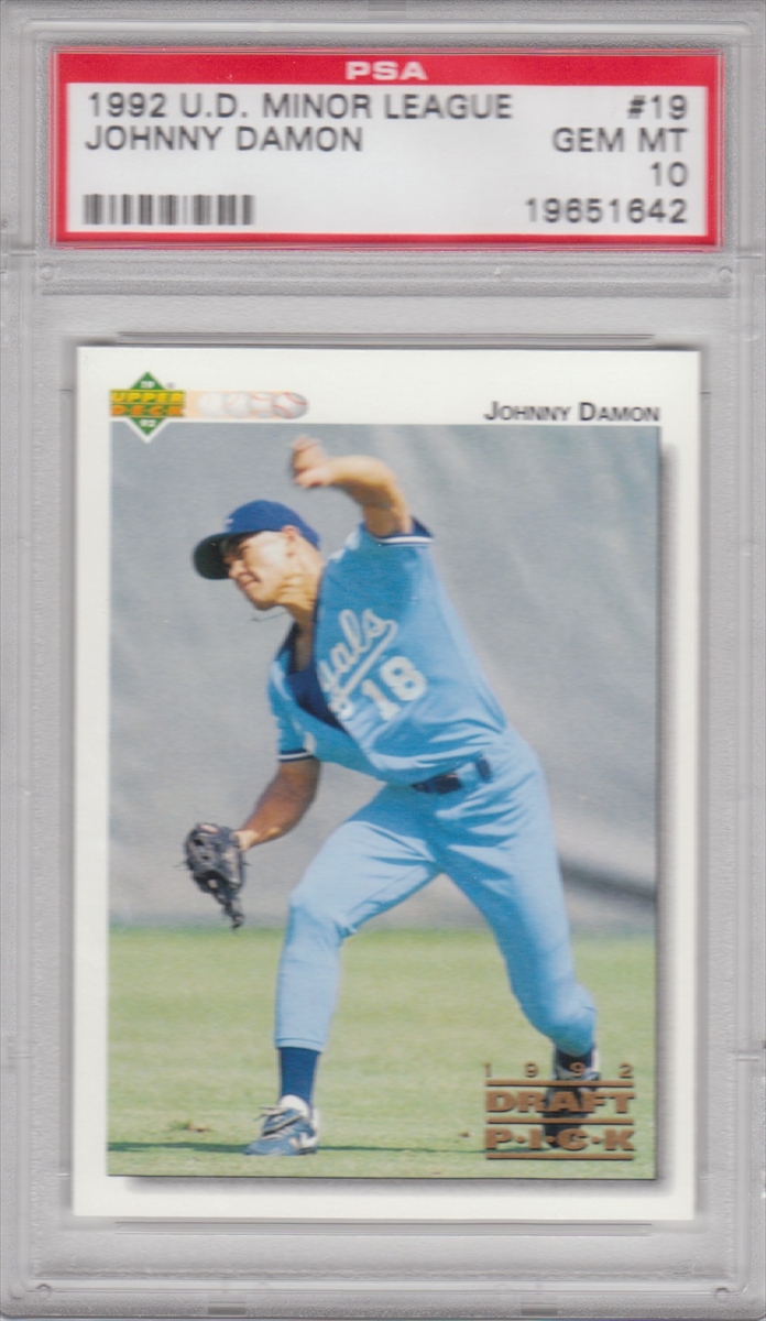 Classic Johnny Damon Baseball Trading Cards