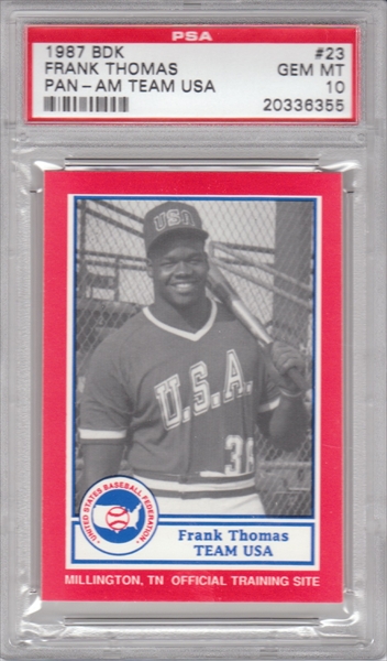 Rookie Card Showcase: 1990 Leaf Frank Thomas