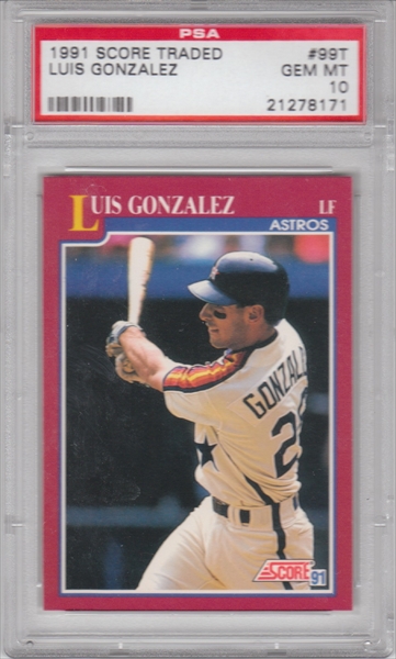 PSA Set Registry Showcase: DHaar Luis Gonzalez Master Rookie Set