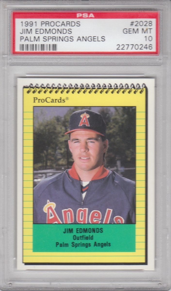 PSA Set Registry Showcase: DHaar Jim Edmonds Master Rookie Set