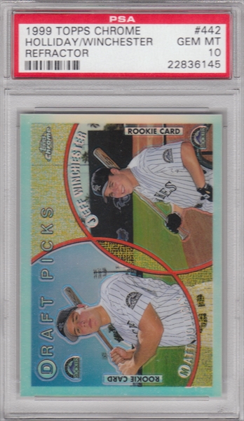 1999 Topps (Draft Picks) Matt Holliday & Jeff Winchester Rookie