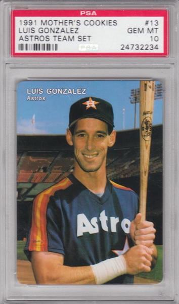 1991 Topps Rookie Luis Gonzalez 48T Baseball Trading Card 