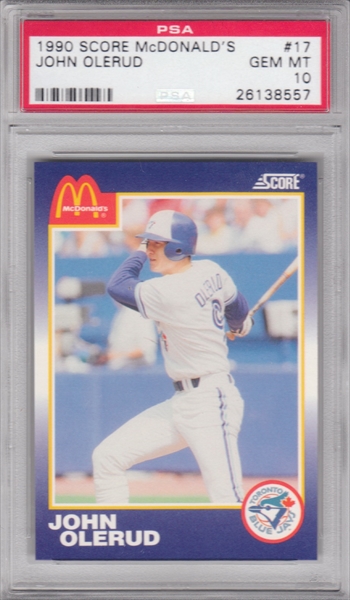 PSA Set Registry Showcase: DHaar John Olerud Master Rookie Set