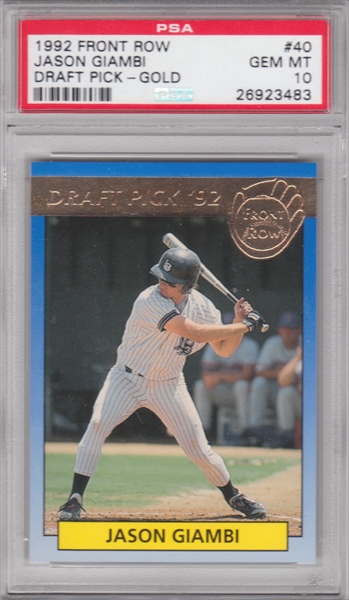 1992 Stadium Club S.E. Skydome Jason Giambi Athletics #58 Rookie PSA 9  #42893689